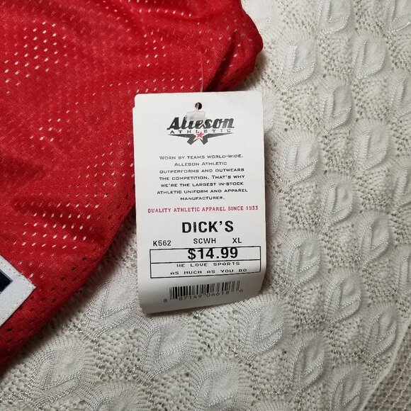 NWT Alleson Athletic reversible muscle tee sz L/XL - Picture 6 of 7